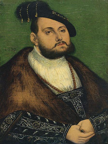 unknow artist Portrait of John Frederick, Prince Elector of Saxony